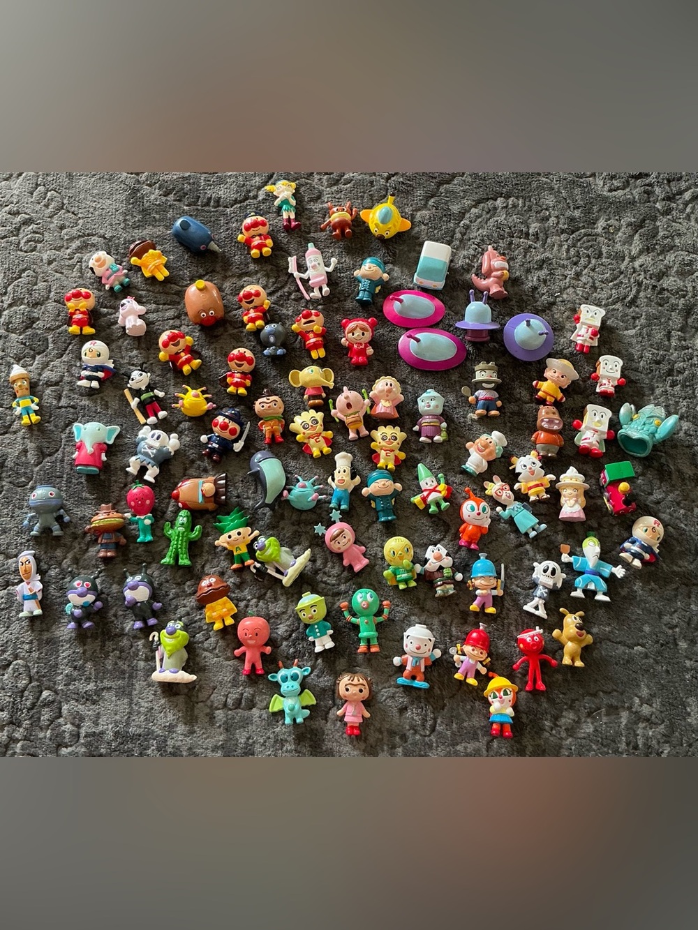 A Rare Vintage Lot Of 1999/2000’s 85 Piece No Duplicates Anpanman Little Figures